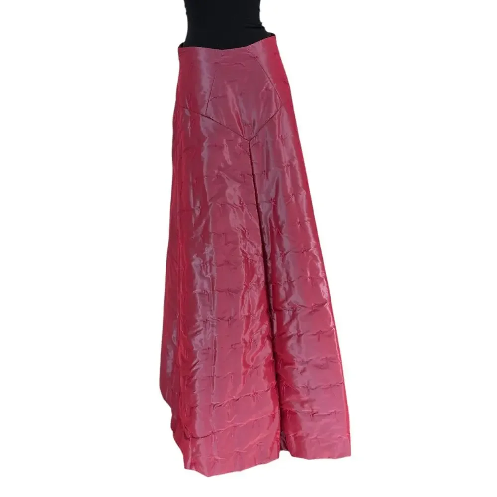 Chanel Fall 1999 Runway Asymmetrical Quilted Maxi Skirt – Size FR 42 (US 8)